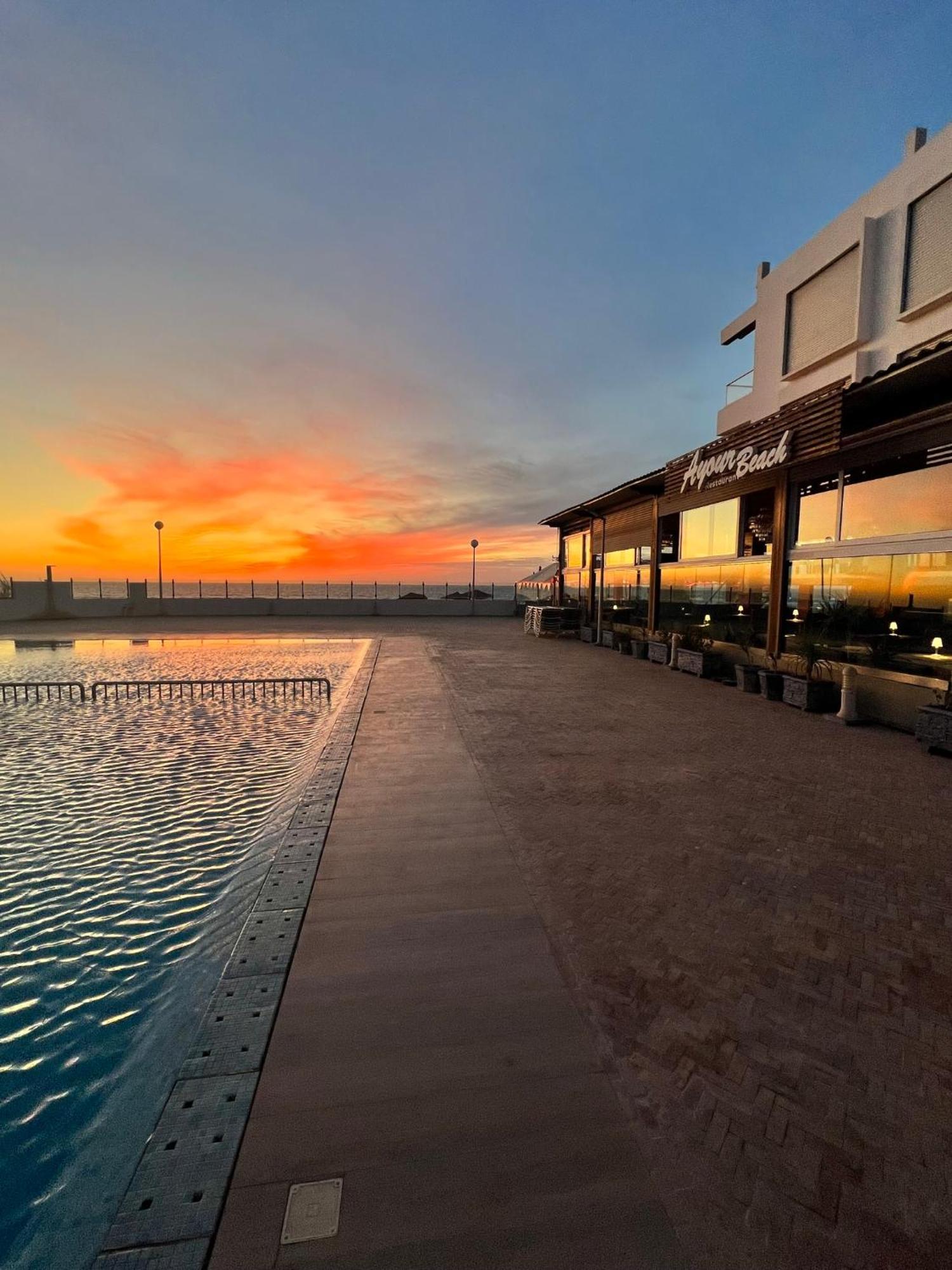 The Blue Pearl-Sensational Beach Apartment In Aourir Agadir Exterior photo